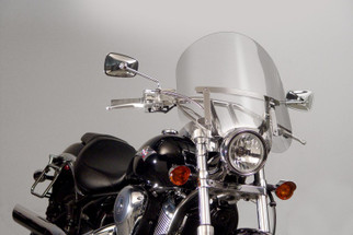 National Cycle 83-22 Harley XL/FXR/D/17-25 Hon/07+ Kaw Dakota 3 w/Low Turn Signals Windshield-Clr