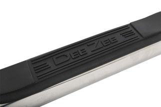 Dee Zee 14-18 Chevrolet Silverado Tubes - 3In Round Stainless Polished CrewCab