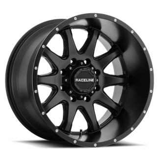 Raceline 930B Shift 20x9in / 5x150/5x139.7 BP / 0mm Offset / 110.3mm Bore - Satin Black Wheel