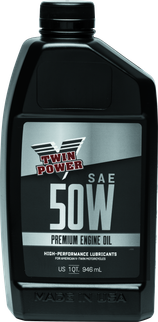 Twin Power 50WT Premium Oil - Quart