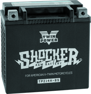 Twin Power YTX-14 Shocker Battery Replaces H-D 65948-00 220 CCA