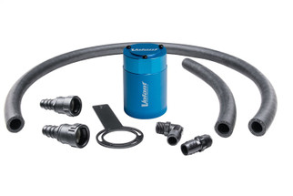 Volant 18-25 Jeep Wrangler/Gladiator JLU/JL/JT 3oz Aluminum Oil Catch Can w/Mounting Bracket - Blue