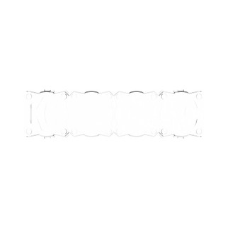 KC HiLiTES FLEX ERA LED Light Bar 10in. Light Shield - Clear (SHIELD ONLY)