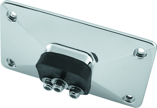 Bikers Choice 55-Up Chrome Custom Pyramid License Plate Bracket 3 Bolt Style