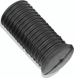 Bikers Choice 48-90 Replacement Peg Rubbers Black Large Diameter Replaces H-D 50940-52T