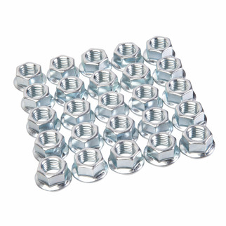 M8 Flange Nut Pack 25pcs