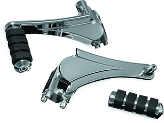 Kuryakyn Adjustable Passenger Pegs With ISO Small Pegs 10 and Up Chrome