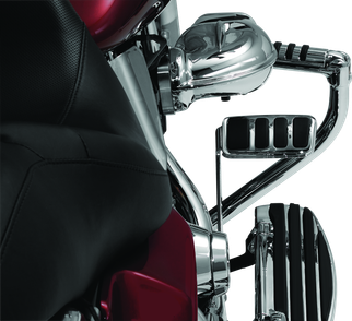 Kuryakyn ISO Brake Pedal Pad Longhorn Chrome