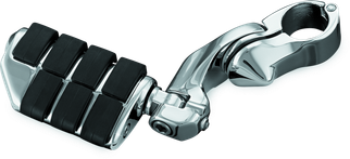 Kuryakyn Tour-Tech Cruise 4in Mount Arm With Dually ISO Pegs 1-1/4in Clamp Chrome