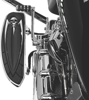 Kuryakyn Floorboard Relocator Brackets 97-16 Touring Chrome