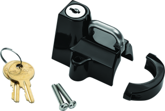 Kuryakyn Universal Helmet Lock 7/8-1-1/4 Black