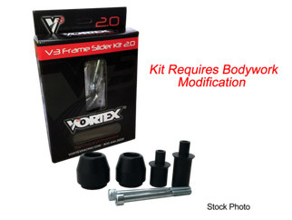 Vortex Racing 13-16 Ducati Monster 821 V3 2.0 Frame Slider Kit- Modification Required