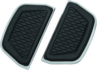 Kuryakyn Hex Passenger Board Inserts Chrome
