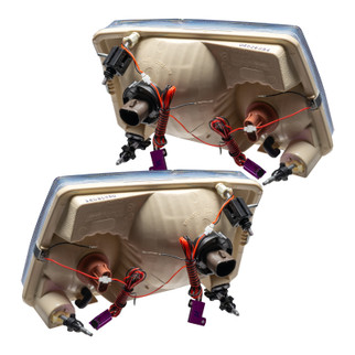 Oracle Lighting 01-11 Ford Ranger Pre-Assembled LED Halo Headlights -Red