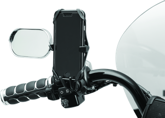 Kuryakyn Free-Flex Device Holder Perch Screw Mount Black