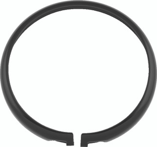 Bikers Choice 5-3/4 Headlight Replacement Black Trim Ring