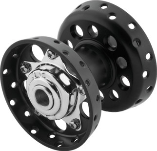Bikers Choice 36-66 Big Twin Black Star Hub With Cone Style Bearing