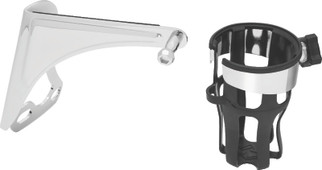 Kuryakyn Reflex Drink Holder Right Side HD Touring Passenger Mount 96-13 Chrome