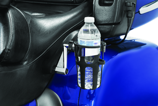 Kuryakyn Reflex Drink Holder 01-17 GL1800 Passenger Mount Chrome