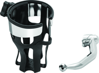 Kuryakyn Reflex Drink Holder Honda Goldwing DCT Handlebar Left Side Mount Chrome
