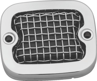 Kuryakyn Mesh Master Cylinder Cover Brk Chrome