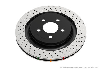 DBA 18-21 Kia Stinger Rear 4000 Series Drilled Rotor