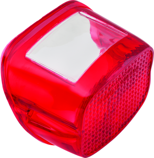 Bikers Choice 73-98 Big Twin And Sportster Replacement Taillight Lens Red Replaces H-D 68034-77