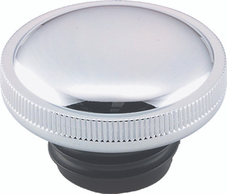 Bikers Choice 82-E96 Single & Right Chrome Vented Screw-In Gas Cap Replaces H-D 59634-81A 61102-83A
