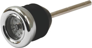 Bikers Choice 00-17 Softails Chrome Oil Tank Temperature Gauge Replaces 62845-00 2 7/8 Long