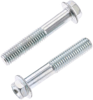 10mm Hex Head Flange Bolt 8x1.25x45mm 10/pk