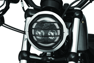 Kuryakyn Dillinger Headlight Trim 5-3/4 Sil