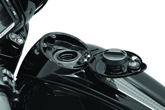 Kuryakyn Easy Fill Fuel Door Black