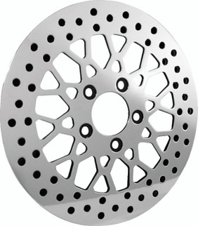 Bikers Choice 84-17 Big Twin/XL Front 11.5in Mesh Brake Rotor (Exc 08-17 Touring 06-17 Dyna)
