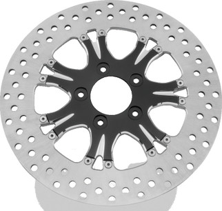Performance Machine Disc/Carr 11.5 Heathen Rear Left - Contrast Cut Platinum