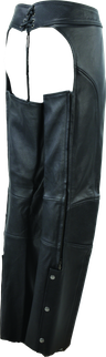 Kuryakyn Leather By River Road Sierra Leather Chaps Black Womens - Small