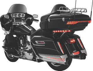 Kuryakyn Tri-Line Gauge Trim 14-Up Touring Models Chrome
