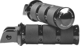 Performance Machine Footpegs XLS Rider - Black Ano