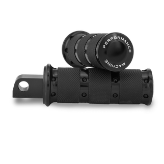 Performance Machine Footpegs XLS Passenger - Black Ano