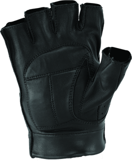 Kuryakyn Leather By River Road Tucson Shorty Gloves Black - Small