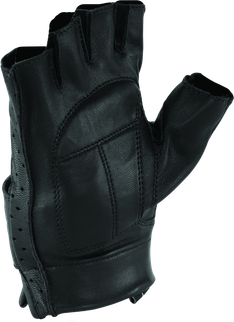 Kuryakyn Leather By River Road Tucson Shorty Gloves Black - Small