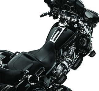 Kuryakyn Premium Passenger Board Inserts 86-Up Touring Models Black