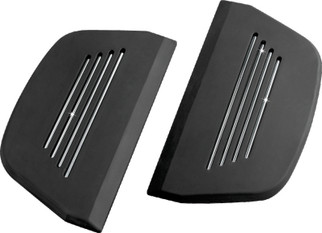 Kuryakyn Premium Passenger Board Inserts 86-Up Touring Models Black