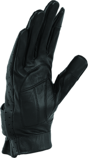 Kuryakyn Leather By River Road Tucson Leather Perforated Gloves Black - Small