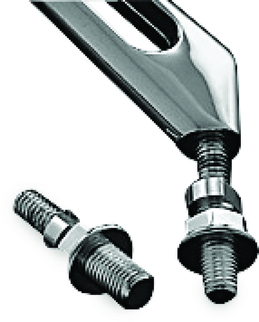 Kuryakyn Mirror Adapter Metric Chrome