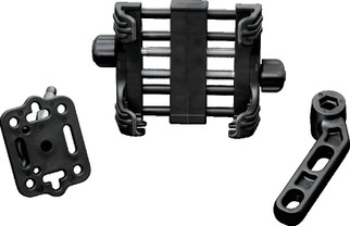 Kuryakyn Tech Connect Device Holder Perch Mount Black Large