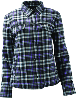 Kuryakyn Leather By River Road Cameo Flannel Moto Shirt Womens - Large