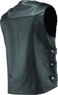 Kuryakyn Leather By River Road Plains Leather Vest Black - Small