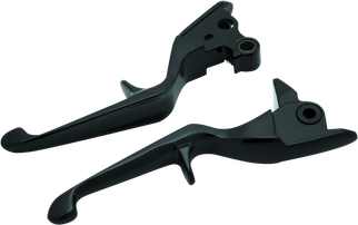 Kuryakyn Trigger Lever Set 08-13 Touring Cable Gloss Black