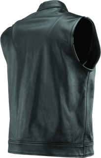 Kuryakyn Leather By River Road Vandal Club Vest Black - Small