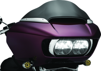 Kuryakyn Windshield Side Trims Chrome